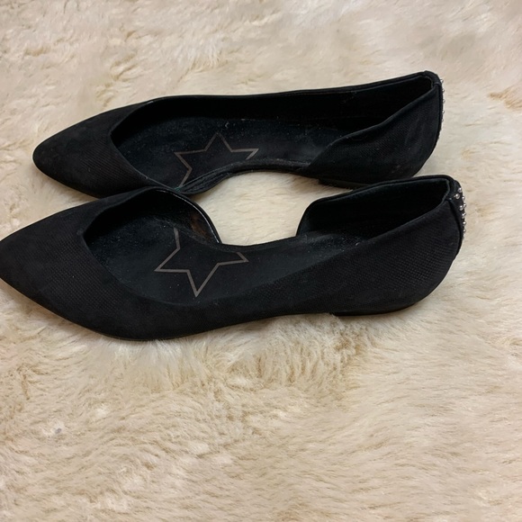 Gianni Bini D’Orsay Black Point Toe Flats size 11 - Picture 3 of 7